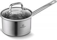 3.35 Quarts 3-Ply Stainless Steel Saucepan with Aluminum Core