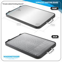 WAGENSTEIGER Stainless Steel Double Sided Chopping Board