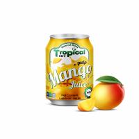 OEM supplier Mango juice with pulp 320ml short can Tropical Sky beverage