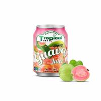 OEM manufacturer of Pink Guava juice with pulp from Viet Nam Tropical sky beverage