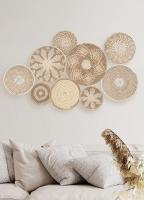 Wicker wall hanging