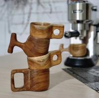 handmade wooden mug