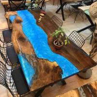 Creating Special Blue River Design Epoxy Dining Table Living Room Table Resin Table Kitchen Table Console Table Meeting Table Patio Table Centre Table Bar Counter Table Coffee Table Side Table