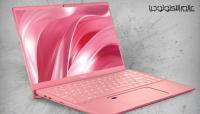 pink laptop