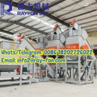PET Plastic Bottle Recycling Machine/waste Plastic Recycling Line Pet Bottle Washing Plant with Hot Washing  86 18202726022
