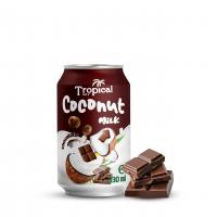 OEM manufacturer Coconut Milk mix juice packing Can Tropical Sky beverage