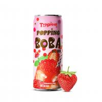 OEM supplier Popping Boba mix fresh juice packing in Can| Tropical Sky beverage