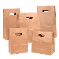 Kraft Paper bag with Die Cut