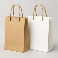 Kraft Paper Bag With Rope Handle