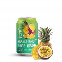 Mixed juice drinks packing 330ml short can private label / Tropical Sky