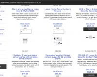 Security Surveillance Alarms With IP Camera Motion Sensor Remote Controll Door Sensor