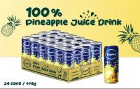 330ml*24pcs Tropical sky 100% Pineapple juice drink the best supplier in Vietnam