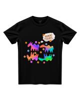 T-shirt Camel cookies colour: Breakfast in Dubai black printed 100% cotton for women