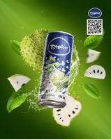100% natrual Soursop juice drink 330ml sleek can Tropical Sky/OEM