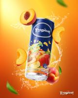 Fresh Peach juice 100% NFC materials drink Tropical Sky OEM