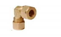 Brass Elbow Pipe Fitting Brass Elbow Assembly 2N   2S Compression Pipe Fittings For Plumbing Oil Gas And Steam Applications