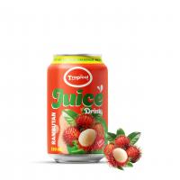 Rambutan Juice drink high-quality 330ml short can from supplier in Vietnam