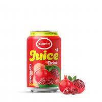 330ml canned Pomegranate juice 100% Natural drink from manufacturer in Vietnam