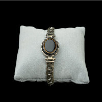 Onyx Silver Bracelet