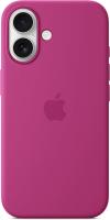 Apple iPhone 16 Silicone Case with MagSafe - Fuchsia