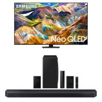 Samsung QN85D 75 4K HDR Smart Neo QLED Mini-LED TV & HQ-Q910D 520W 9.1.2-Channel Soundbar System Kit