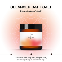 Cleanser Bath Salt 250g | Premium Detox Soak for Stress Relief, Skin Revitalization & Relaxation | Natural Mineral Salt for Bath, Foot, and Hand Spa | Wellness Ritual Self-Care