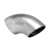 High Temperature Corrosion Resistance 90/45 Degree Large Caliber MS 1.5D Seamless Pipe Fitting Elbow Top Popular Product