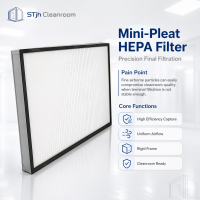 Mini-Pleat HEPA Filter for Cleanrooms