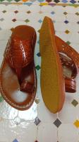 Natural leather sandals