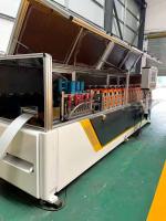 The fully automatic light steel keel forming and fixed length cutting machine adopts PLC control
