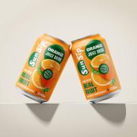 SunSip Orange Juice Drink 330ml with fruit juice OEM ODM Private Label