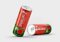 250ml SunSip Watermelon Sparkling Juice Drink | OEM Fruit Sparkling Can