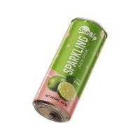 250ml SunSip Lime Sparkling Juice Drink | OEM Fruit Sparkling Can