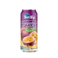 SunSip Passionfruit Juice with Pulps 490ml OEM