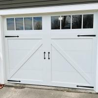 China Supplier 16'x7' 16'x8' Overlay Carriage 2 Car Garage Door OEM & Wholesale