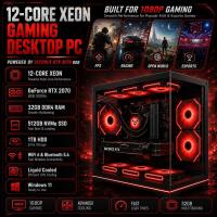 Gaming PC Desktop Computer 12-Core RTX 2070 8GB GDDR6
