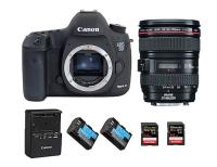 Canon EOS 5 D Mark III DSLR Cameras 22.3 MP Full Frame C MOS with Lens