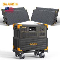 Emergency Power 3072WH 3840Wh LiFePO4 Solar Generator UPS Power Station for Home Blackout Backup