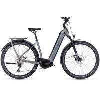 CUBE Carbon Trekking Electric Bike - KATHMANDU HYBRID C:62 SLT 400X - 2026 - seafoam / chrome