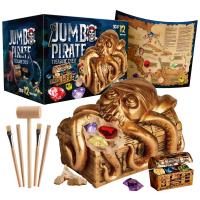 Jumbo Pirate Octopus Treasure Chest Dig Kit
