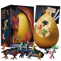 Gamerside Jumbo Dragon Egg Dig Kit 12 Dragon Figures