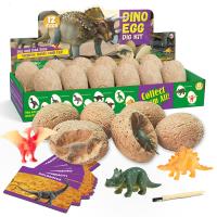 Eduman Dinosaur Egg Dig Kit 12 Dinosaurs