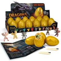 Piano Potato Golden Dragon Egg Dig Display 12 Eggs