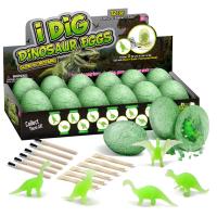 Eduman Glow Dinosaur Egg Dig Counter Display 12 Pack