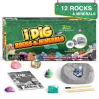 Eduman Rocks and Minerals Dig Counter Display 12 Blocks