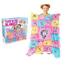 Piano Potato Unicorn No-Sew Tuck and Tie Blanket Kit