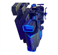 Assured Industrial Commercial Dark Mars 9D 360 Degree VR Arcade Game Machine 6 Seat OEM/ODM Steel 5 Year Warranty US Origin