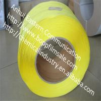 0088 Yellow Plastic Strapping Band Rolls for Packaging and Bundling