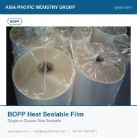 BOPP Heat Sealable Film 45 Micron Clear One Side Heat Sealable Layer