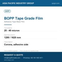 BOPP Tape Grade Film 50 Micron Clear High Tensile Strength For Adhesive Tape Coating